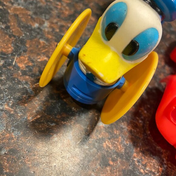 Vintage Disney 1991 Illco Mickey Mouse Driving Car Toy Japan Goofy Donald Duck - Picture 4 of 6